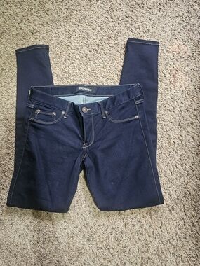 Express Women's Navy Legging Jeans